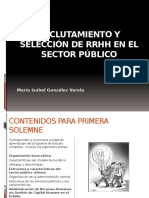 Reclutamiento y Seleccion RRHH Publico