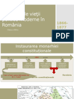 Începuturile Vieţii Politice Moderne În România