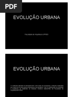 Evolução Urbana Introdução(1)