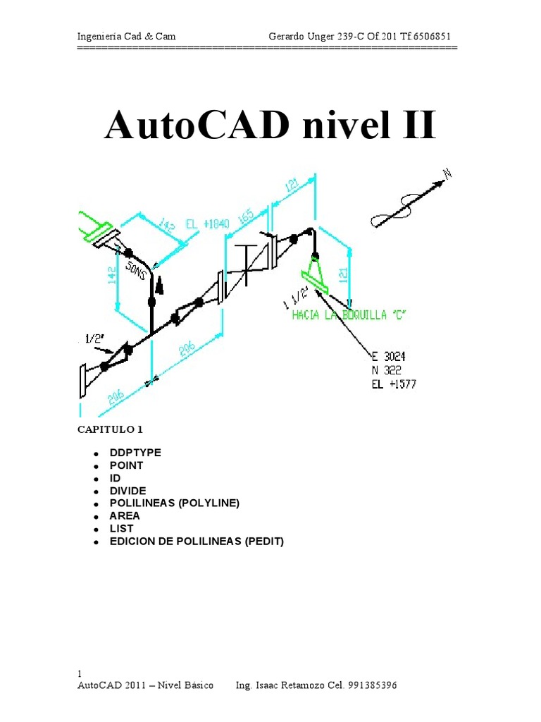 Autocad Nivel II | PDF | Point and Click | Archivo de computadora