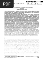 Carr - Narrativa y El Mundo Real, Un Argumento Para La Continuidad 