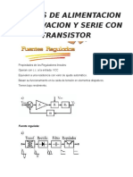 Fuentes de Alimentacion en Derivacion y Serie Con Transistor - C