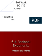 6-4 Rational Exponents