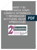 El Juego y Su Importancia Como Elemento Integrador PDF