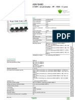 Product Data Sheet: C120H - Circuit Breaker - 4P - 100A - C Curve