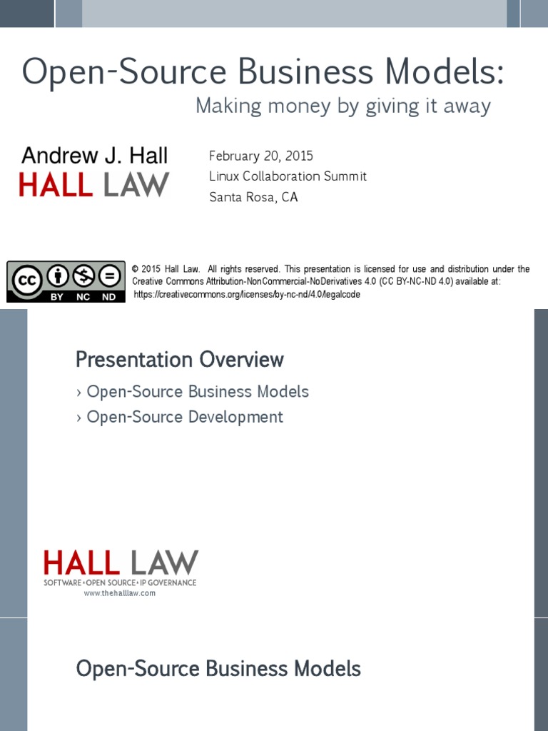 Open Source Business Models 2015 PDF | PDF | Proprietary Software | License
