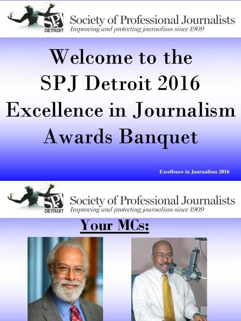 2016 SPJ Detroit Award Winners PDF Detroit Journalism