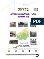 Urban Sector Development Reform Project (Usdrp) : Laporan Dwi Mingguan I Desember 2008