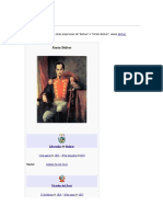 Simón Bolívar Para Facebook
