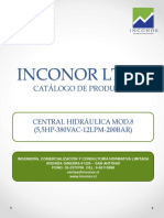 INCONOR LTDA Central Hidráulica Mod.8 (5,5hp 380vac 12lpm 200bar)