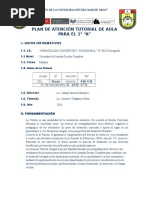 Plan de Atención Tutorial de Aula