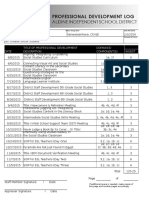 2015-16 Professional Development Log Page 1