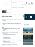 Marine Resource Economics - Home