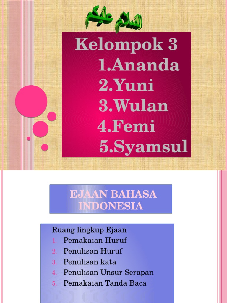 Ejaan Bahasa Indonesia  PDF