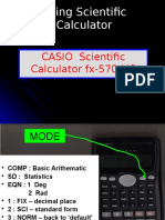 Using Scientific Calculator