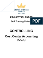 Sap Co-Cca Cover Page