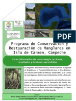 Z Programa de Conservacion y Restauracion de Manglares PDF