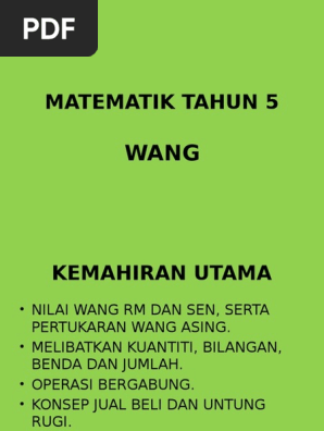 Matematik Tahun 5 Wang  PDF