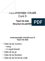 Curs 5 - Instrumentaţie Virtuală - 01