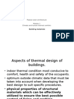 Passive Solar Architecture Building Materials