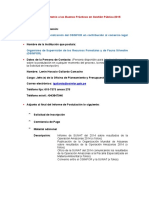 Informe de Postulación Premio 2015 - Plan Amazonas