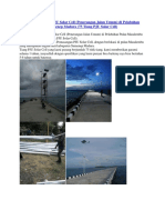 Proyek Pemasangan PJU Solar Cell (Penerangan Jalan Umum) Di Pelabuhan Pulau Masalembu Sumenep Madura (75 Tiang PJU Solar Cell)