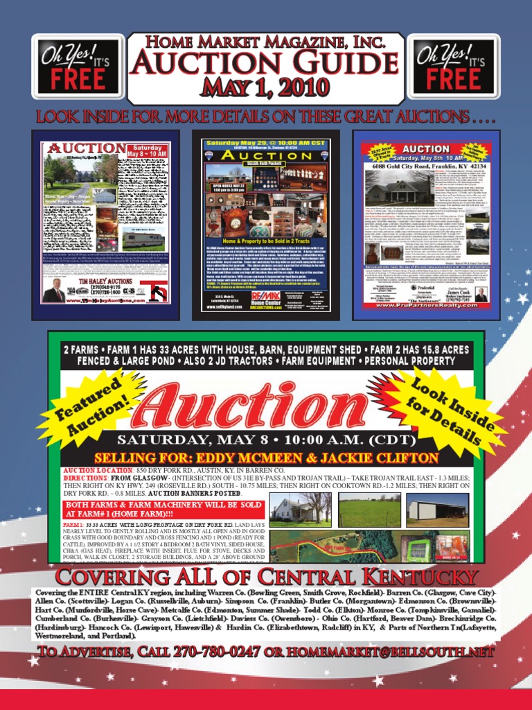 May 1st 2010 Auction Guide | PDF | Auction | Kitchen