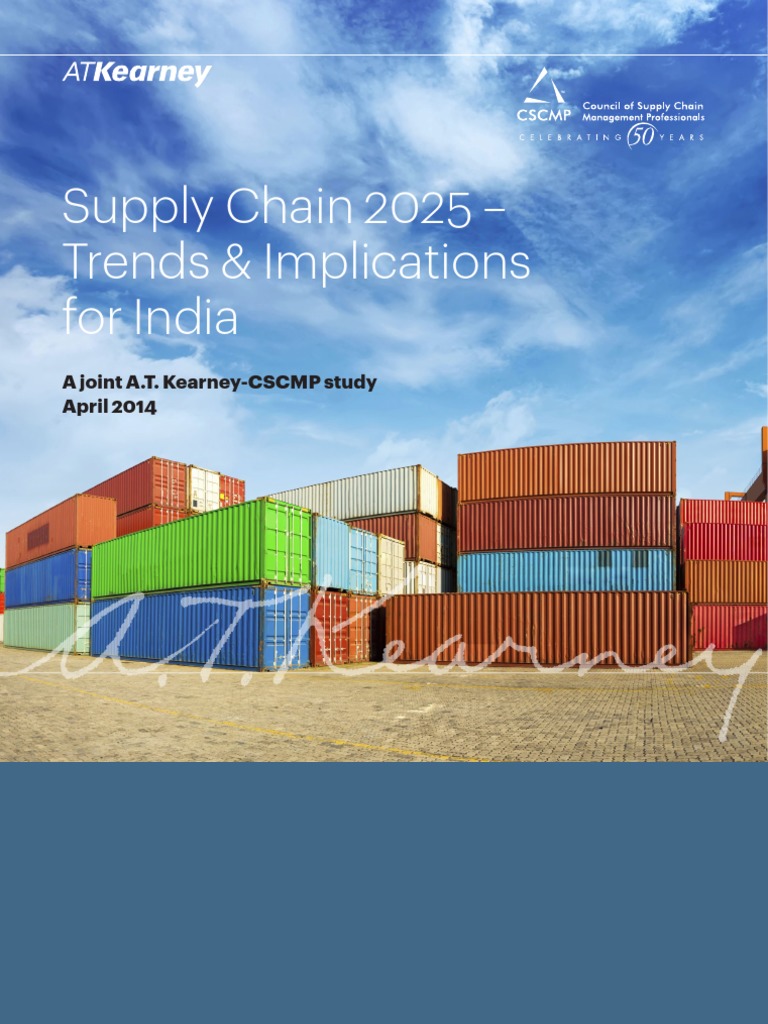 Supply Chain 2025Trends and Implications For India PDF Supply