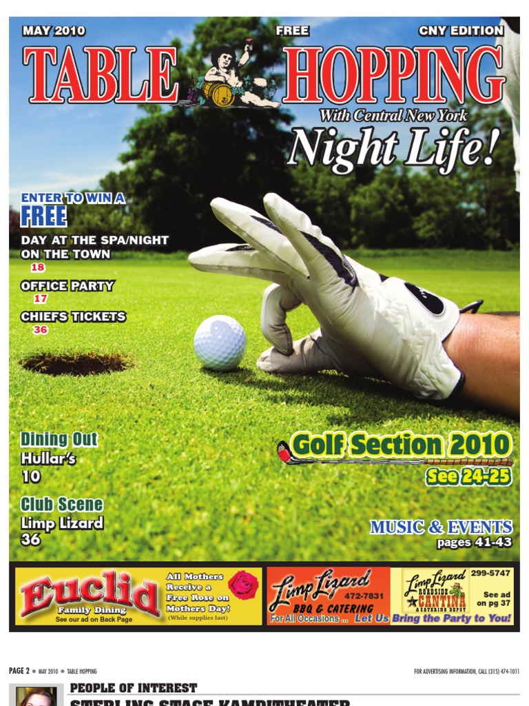 Table Hopping Newspaper May 2010 | PDF | Cuisine | Foods