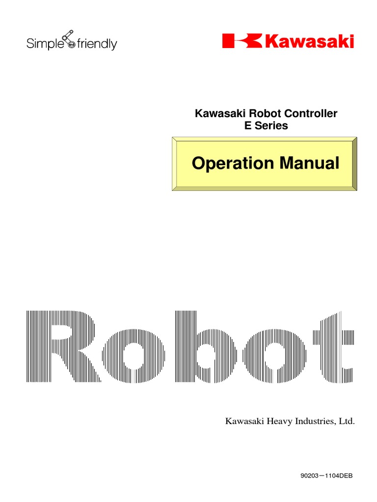Operation Manual (E Series) - Kawasaki | PDF | Subroutine