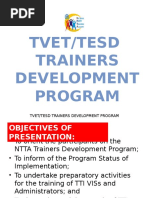 TVET Trainers Development Presentation Final For Adcon