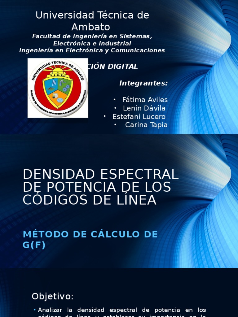 Densidad Espectral de Potencia | PDF | Densidad espectral | Ingenieria ...