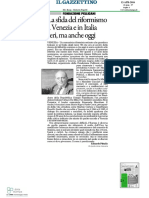 "Il Riformismo a Venezia e in Italia" - Il Gazzettino