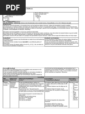 Rekenles Inhouds Maten 12 04 16