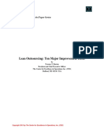 Lean Outsourcing Ten Major Improvement Opportunities