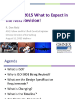 Pre-webinar 2013-08-16 ISO 9001 Revision