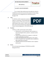 HST HSD Field Development Hse Manual: Section 01
