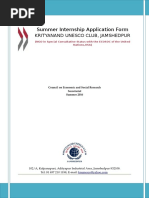 Download Krityanand UNESCO Club Jamshedpur Internship Form Summer 2016 by KRITYANAND UNESCO CLUBJAMSHEDPUR SN308569131 doc pdf