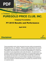 PGOLD: Investor Presentation Materials