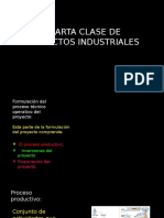CUARTA CLASE DE PROYECTOS INDUSTRIALES
