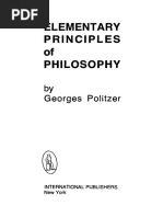 Download Elementary Principles of Philosophy by Georges Politzer by Red Rex 2015 SN308584781 doc pdf