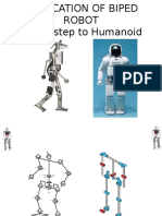 Fabrication of BIPED - A First Step To HUMANIOD