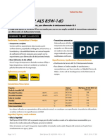 Argentina Shell Spirax S2 ALS 85W-140 TDS