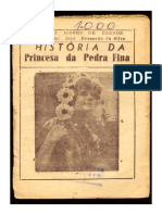 História Da Princesa Da Pedra Fina - Leandro Gomes de Barros