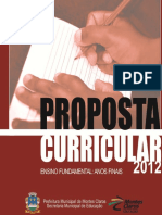 Proposta Curricular Anos Finais