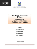 Matriz de Avaliacao Com Descritores 3ano