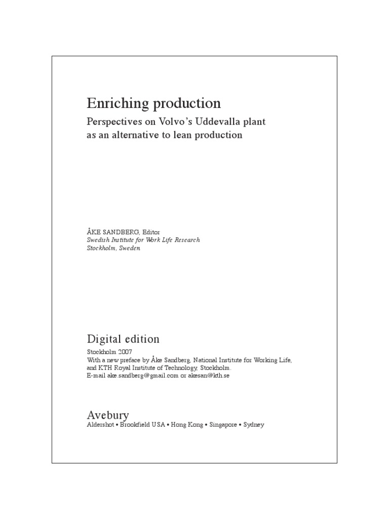 A Tale of Two Auto Plants | PDF | Trade Union | Lean Manufacturing