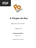 Caderno 28 a Utopia Da Paz Maria Do Ceu Tostao