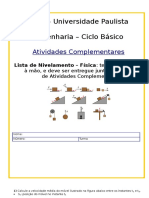 Ativ. Compl. Física 1ºsemestre