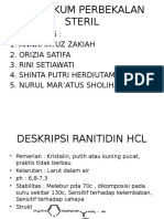 Praktikum Perbekalan Steril